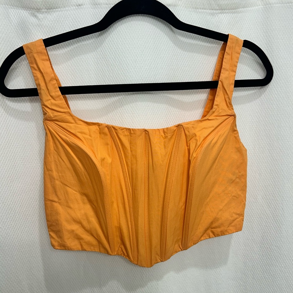 Orange princess Polly corset top